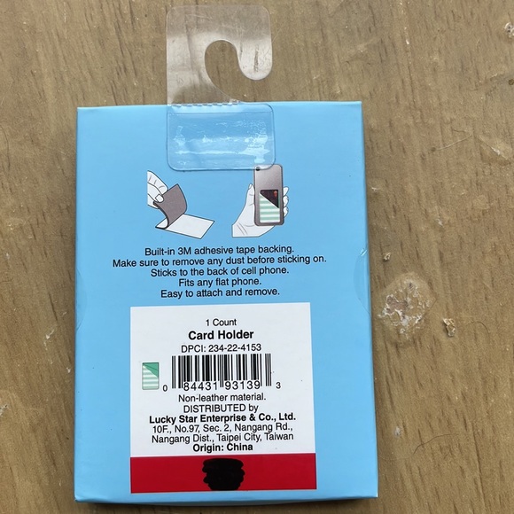 Card Holder with built-in 3M adhesive tape backing - Picture 2 of 2